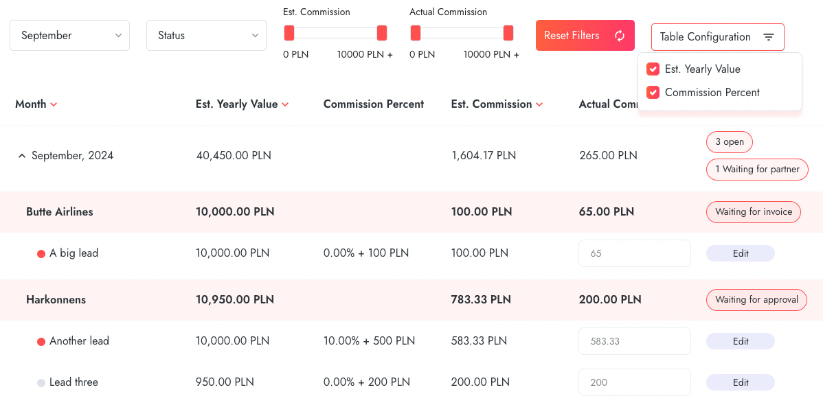 Commission Management Module Streamline Commission Management and Invoicing | Partnerplace